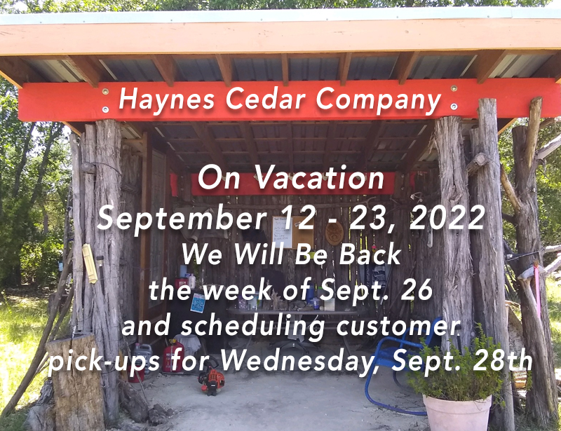Haynes Cedar Vacation
